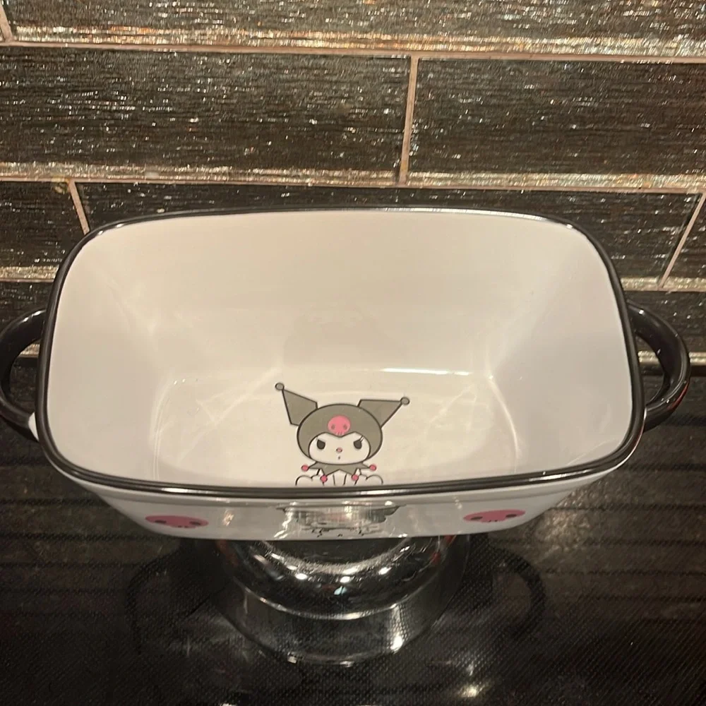 Kuromi Bread Loaf Baking Dish Hello Kitty and Friends Skulls Ceramic Bake Pan
